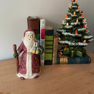 Vintage Santa Votive Holder,