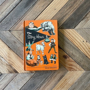 Vintage book, The Story Hour Book, Vintage Fantasy Book, Vintage Reader, Children&#39;s Book, Fantasy Fiction, 40 Short Stories