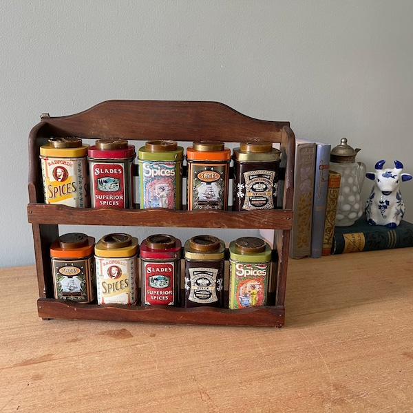 Vintage Spice Rack Etsy