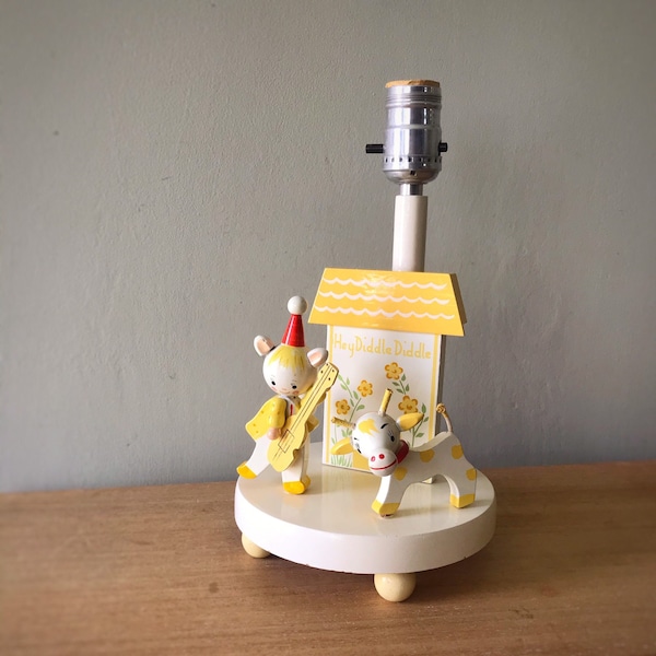 Yellow Nursery Lamp Etsy