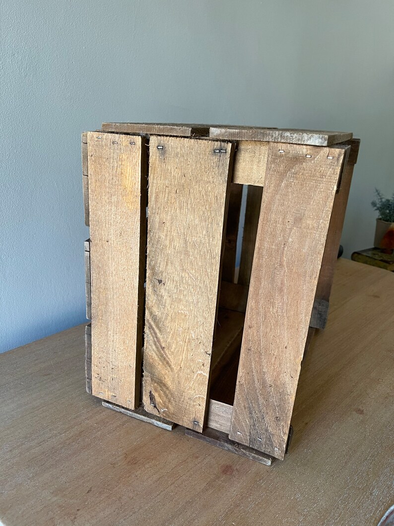 Vintage Wooden Fruit Crate. Vintage Apple Crate Old Orchard Etsy