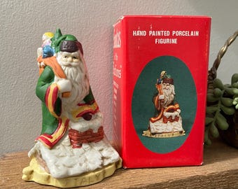 Weihnachtsmann der Völker, Vintage Weihnachtsmann Figur, Keramikfigur Italien, Italienischer Weihnachtsmann, Vintage Weihnachtsmann, Kleine Weihnachtsfigur, Weihnachtsmann Kollektion