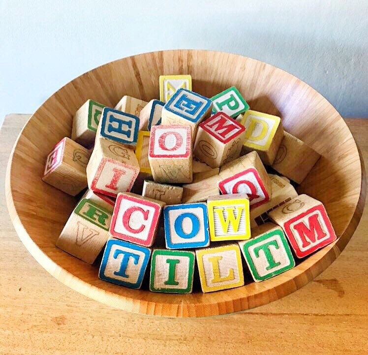 Letter Block Decor 