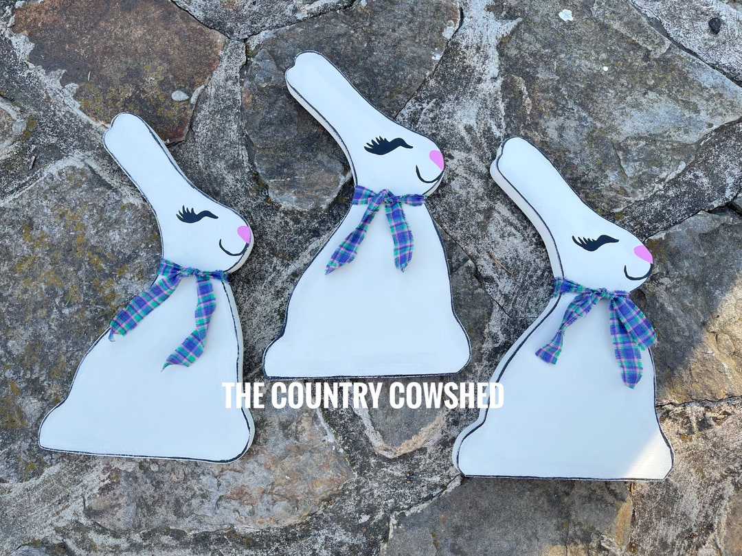 Bunny Garden Stakes, Spring Yard Stakes, Outdoor Bunny Decorations ...