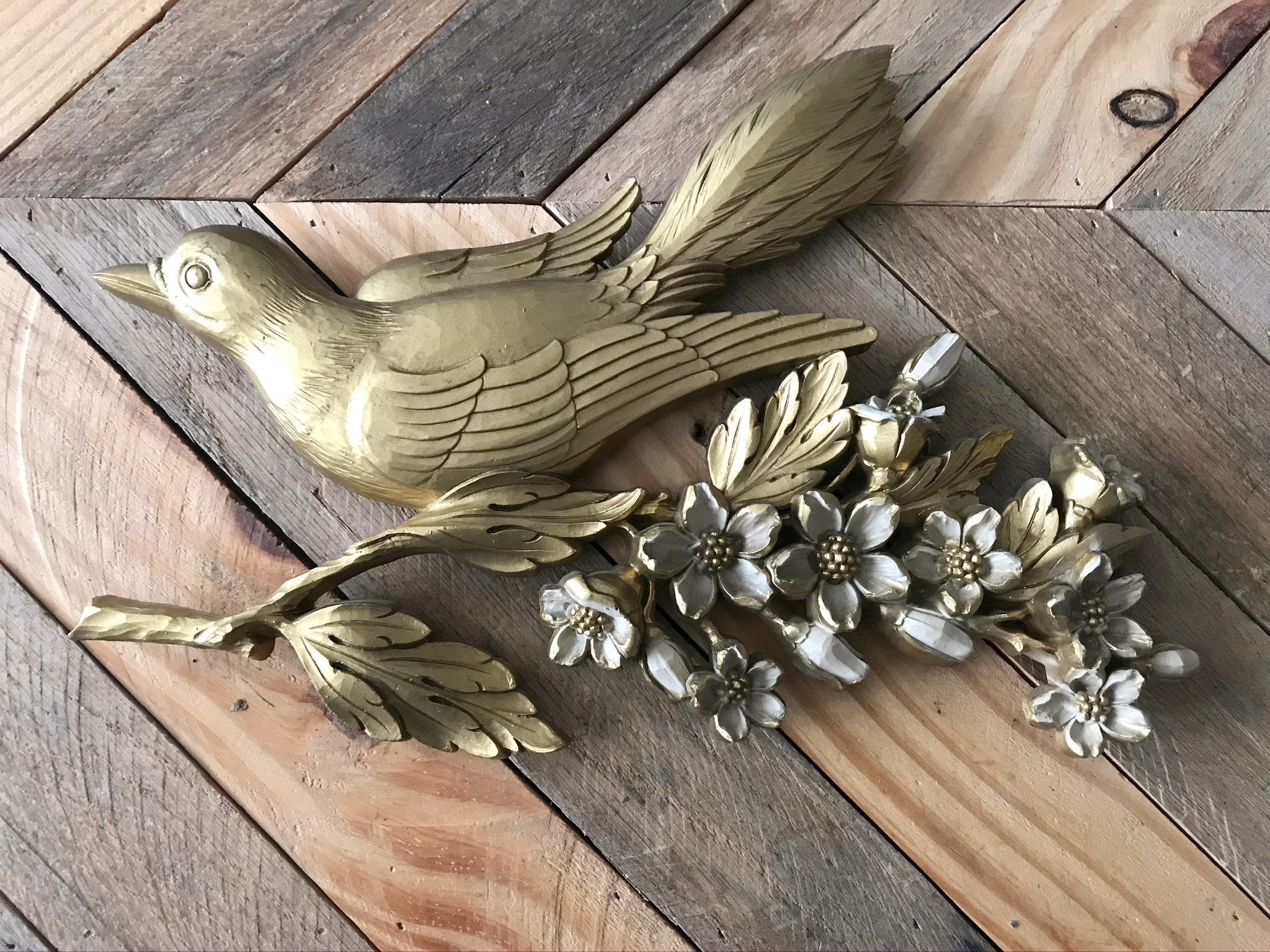 Vintage Bird Wall Hangings 1960s Dart Wall Decor Kitchen Etsy