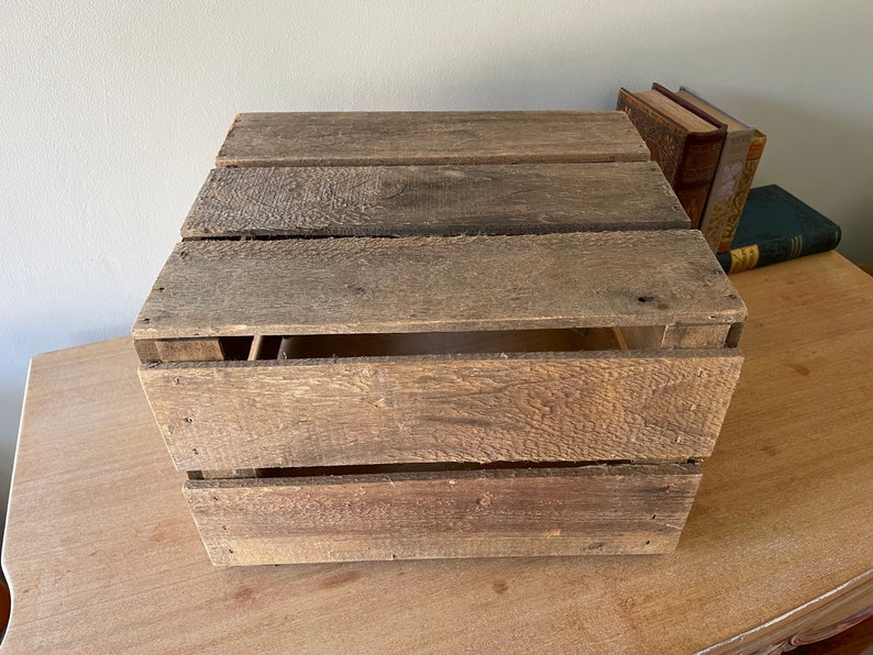 Vintage Wooden Fruit Crate. Vintage Apple Crate Old Orchard Etsy