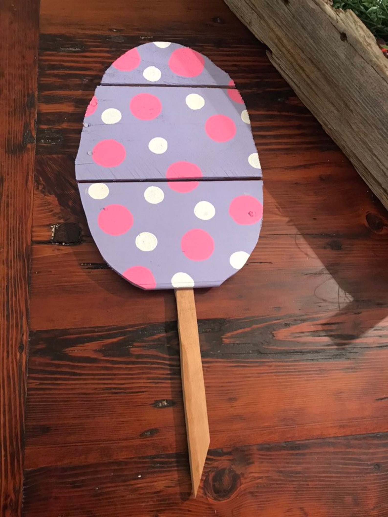 Set of 4 Easter Egg Yard Stakes Spring Yard Stakes Spring Etsy