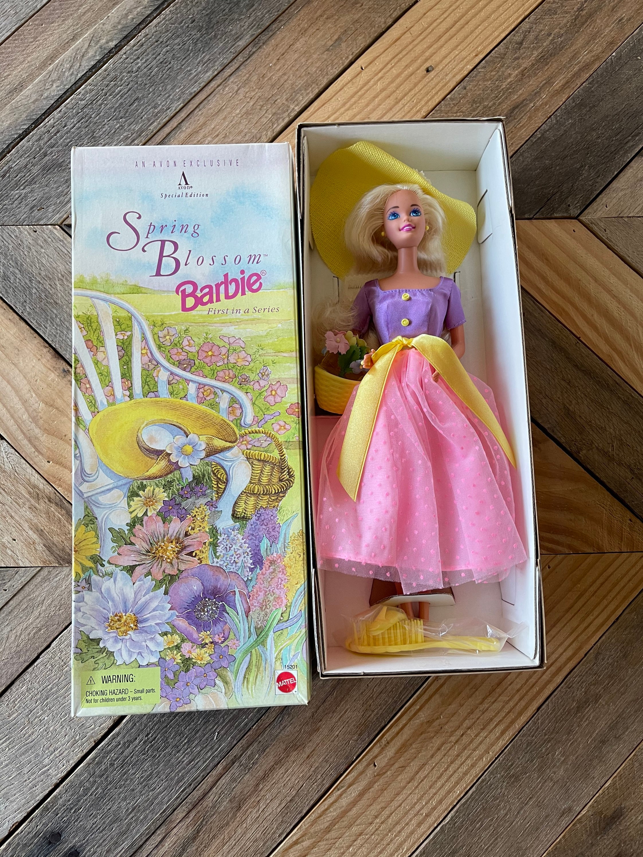 Vintage Spring Blossom Barbie Doll, Vintage Barbie, Avon