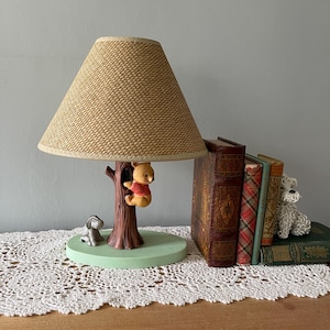 Vintage lamp, Vintage Nursery Lamp, Winnie the Pooh Lamp, Pooh Lamp, Unisex Nursery Lamp, Winnie the Pooh, Winnie the Pooh Nursery Lamp