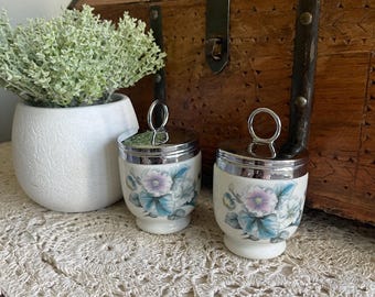 Vintage Eierdopje, Egg Coddler, Vintage Egg Coddler, Royal Worcester, Vervangend porselein, Porseleinen Egg Coddler, Ironstone, Ironstone Eierdopje
