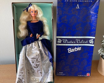 Avon winter velvet barbie 1995 value new arrivals