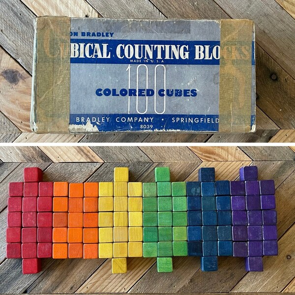 Counting Blocks Etsy