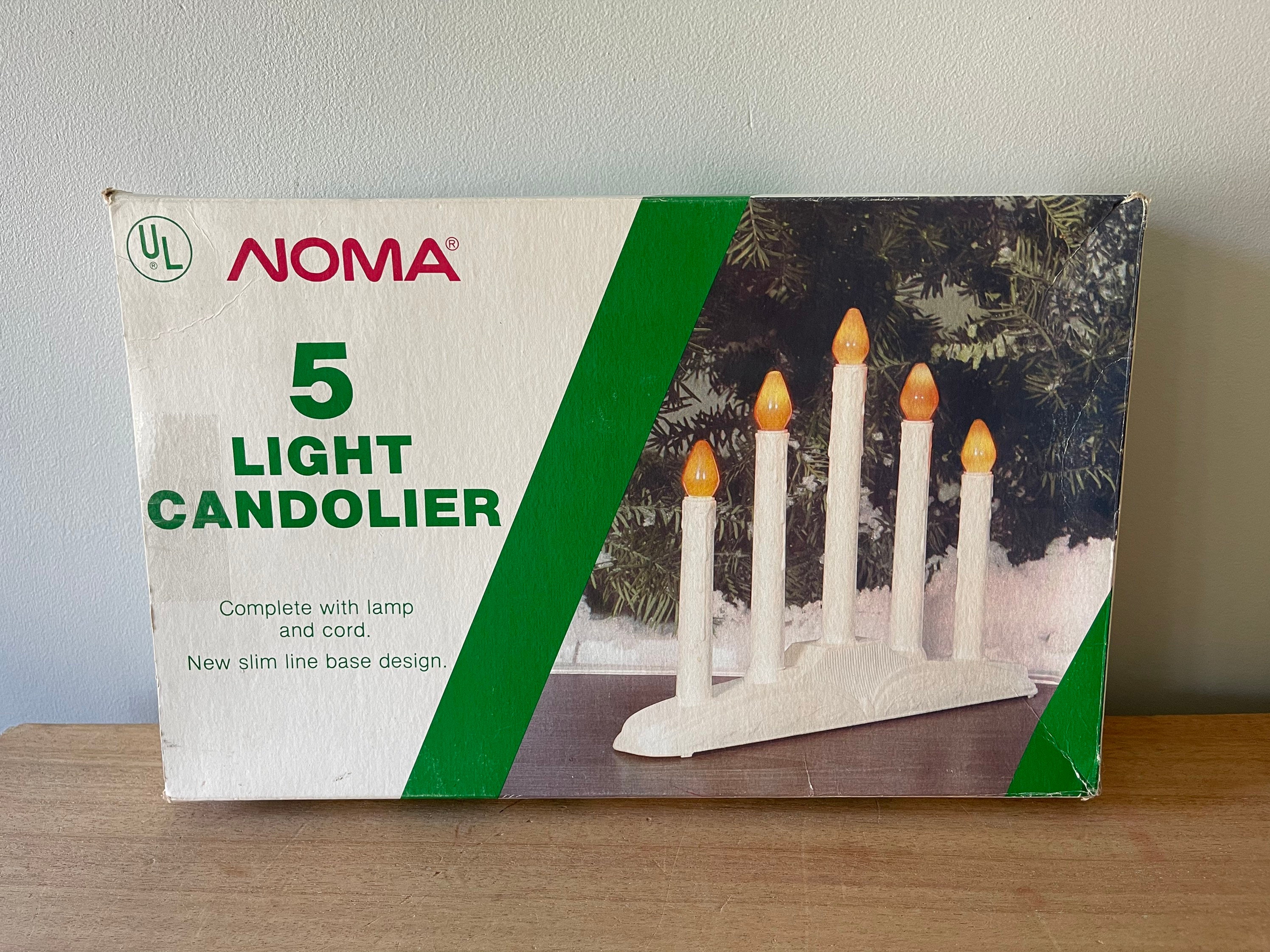Vintage Noma Candolier Electric 5 Light Candolier Vintage Etsy