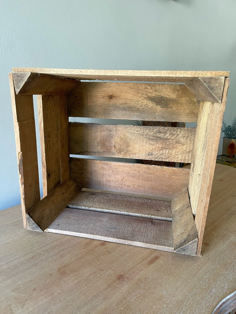 Vintage Wooden Fruit Crate. Vintage Apple Crate Old Orchard Etsy
