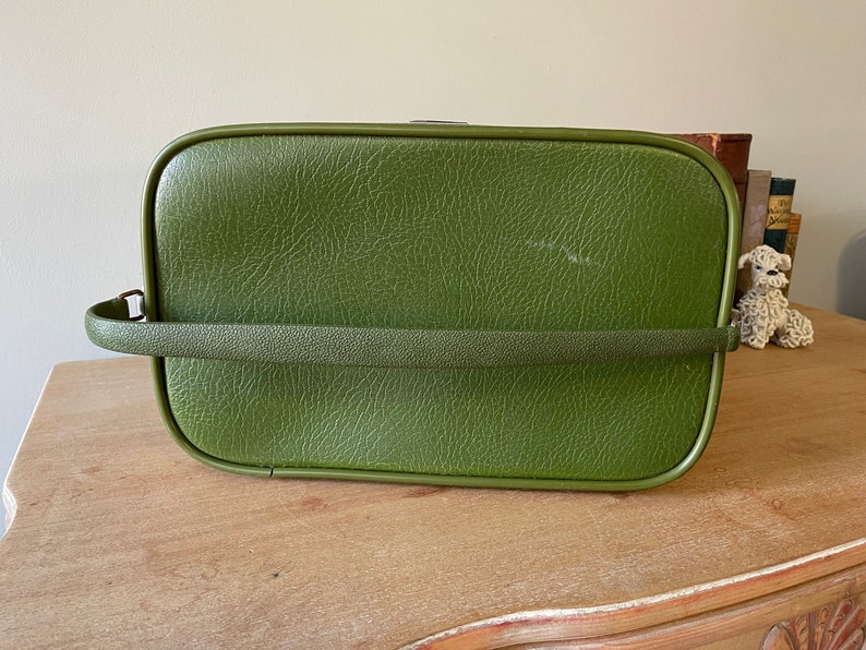 Vintage Green Train Case Green Travel Case Retro Train Case Etsy