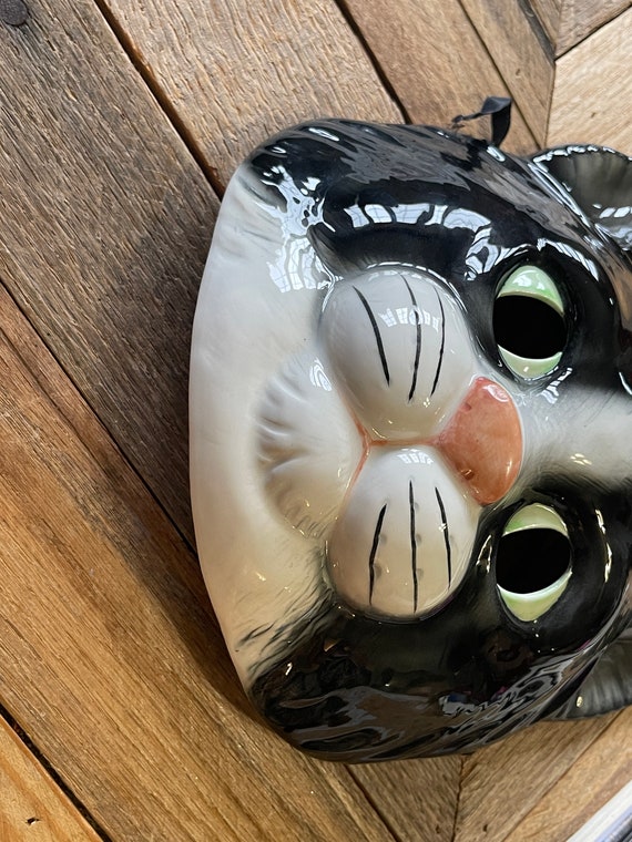 Vintage Porcelain Cat Mask, Vintage Cat Mask, Nur… - image 5