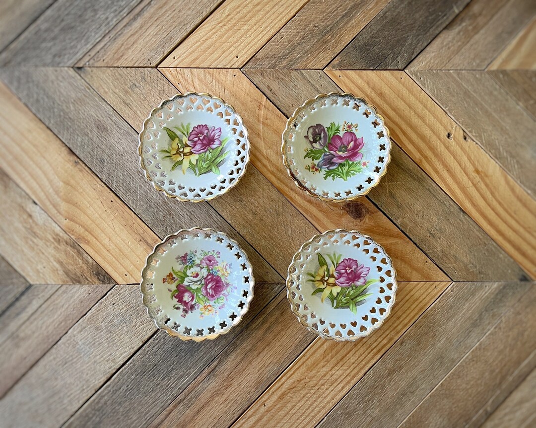 Vintage Tea Bag Holders, Vintage Tea Bag Holder Set, Tea Lover Gift