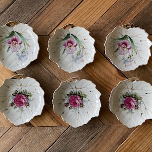 Porta bolsitas de té vintage, juego de porta bolsitas de té vintage, regalo para amantes del té, decoración de té vintage, juego de porta bolsitas de té, platillos pequeños de cerámica