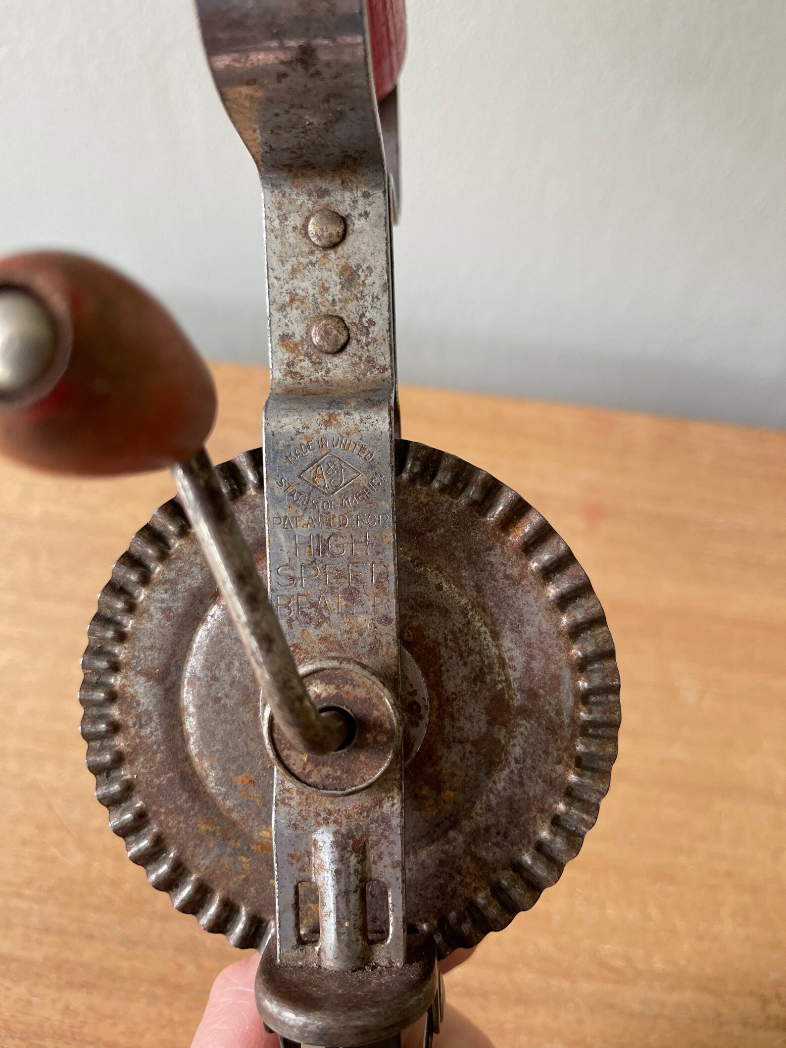 Vintage Hand Mixer Red Handled Mixer Vintage Mixer Metal Etsy