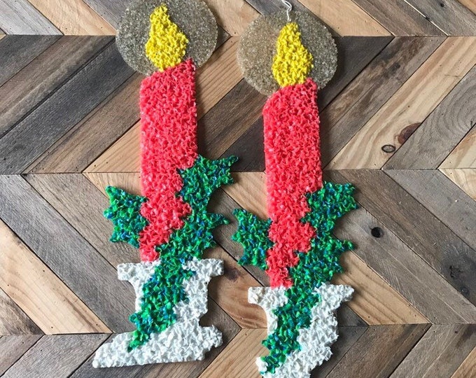 Vintage Melted Plastic Popcorn Wall Vintage Door Decorations Etsy