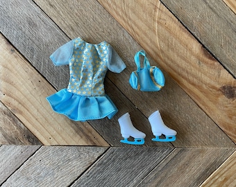 Vintage Barbie Clothes, Barbie Ski Clothes, Barbie Clothes, Barbie Ice Skating Clothes, Vintage Ice Skates, Vintage Barbie Ski&#39;s, Barbie