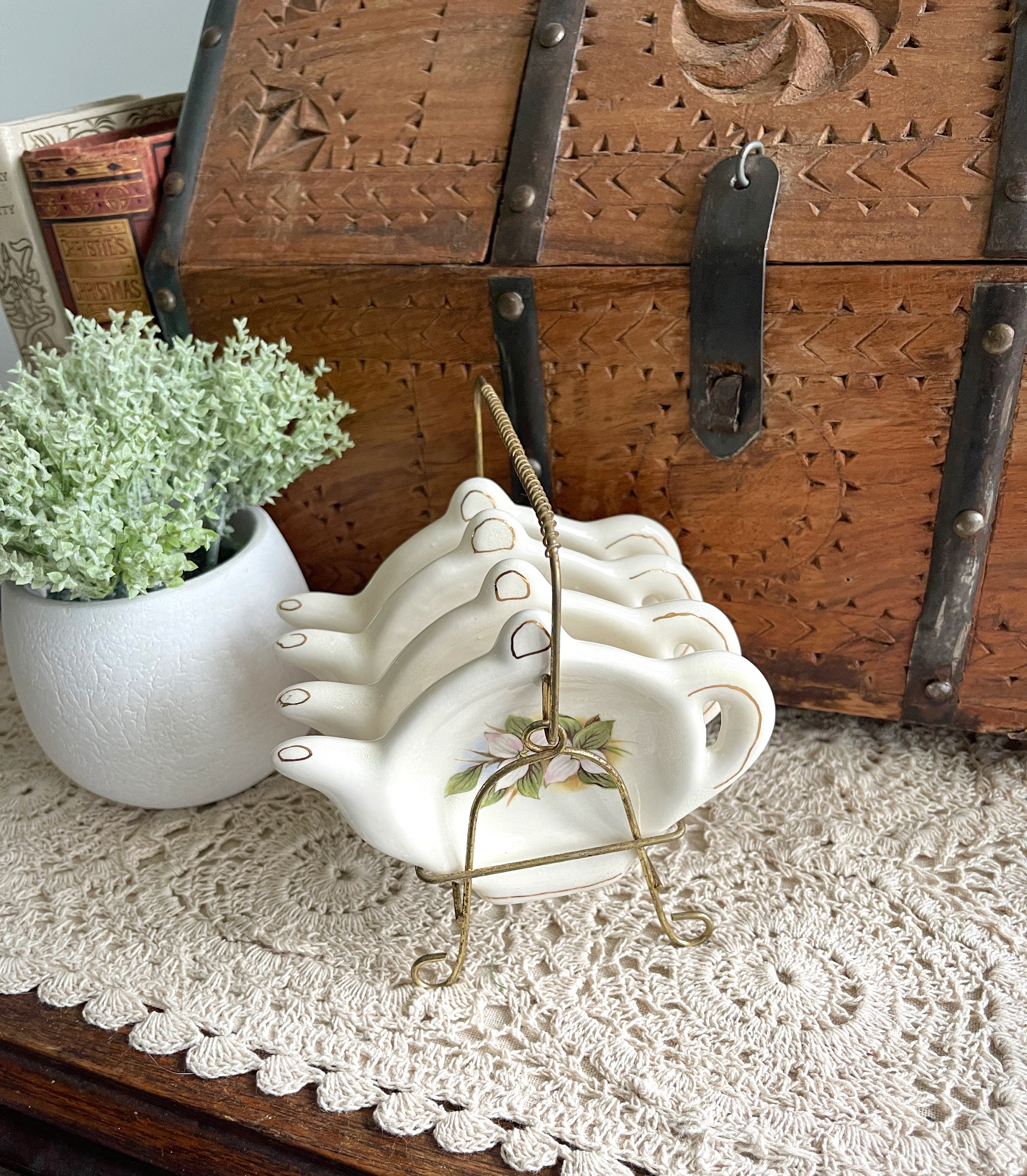 Keramik-Teebeutelhalter In Teekannenform – Mit Löffel, 11,4 X 7,4 Cm, Für Gebrauchte Teebeutel