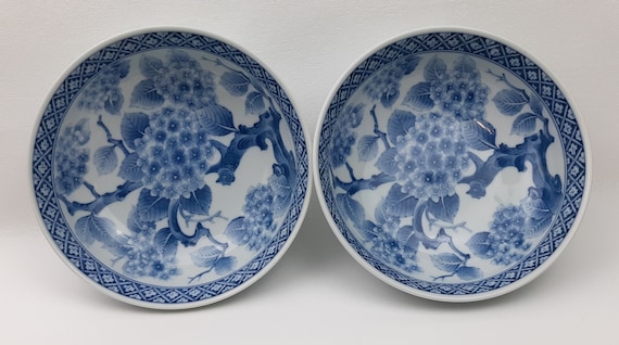 Japan Ajisai Flower Hydrangea 2 Blue White Etsy Japan Ajisai Flower Hydrangea 2 Blue White Etsy