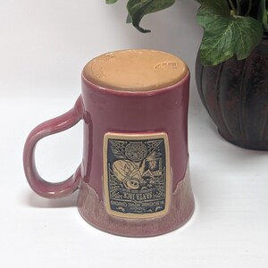 Deneen Pottery, "Santa Jack (Jack Skellington), The Nightmare Before Christmas" - One (1) Two-Toned Drip Mug image 8
