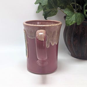 Deneen Pottery, "Santa Jack (Jack Skellington), The Nightmare Before Christmas" - One (1) Two-Toned Drip Mug image 4