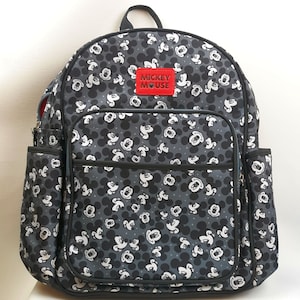 Disney, Mickey Mouse - One (1) Backpack / Tote / Diaper Bag - Black