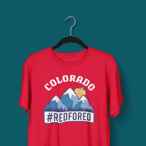 Red for Ed Colorado Shirt Unisex - Red for Ed Shirt, Colorado Teacher T Shirt, Teacher Strike Shirt, RedForEd TShirt, Teacher Protest Tshirt