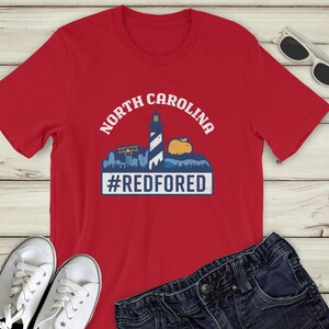 Red for Ed North Carolina Shirt Unisex : Red for Ed Shirt, NC Teacher Shirt, Teacher Strike Shirt, RedForEd TShirt, Teacher Protest Tshirt