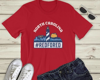 Rood voor Ed-North Carolina Shirt Unisex: rood voor Ed Shirt, NC leraar Shirt leraar Strike Shirt, RedForEd TShirt, leraar Protest Tshirt