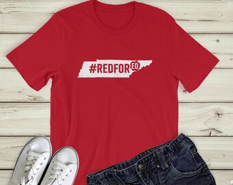 Red for Ed Tennessee Teacher Shirt Unisex : Apple Red for Ed Shirt, TN Teacher Shirt, RedForEd TShirt, Teacher Protest Shirt, Back to School