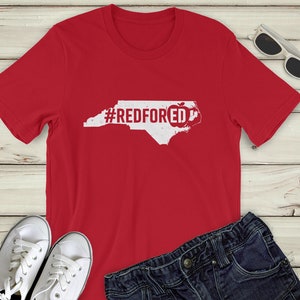 Nc Red For Ed - North Carolina Teacher Strike T-Shirt Nc Red For Ed - North Carolina Teacher Strike T-Shirt