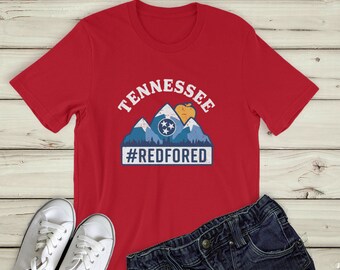 Red for Ed Tennessee Teacher Shirt Unisex : Red for Ed Shirt, TN Teacher Shirt, RedForEd TShirt, Teacher Protest Shirt, Back to School