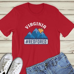Red for Ed Virginia Shirt Teacher Red for Ed TShirt Distressed Unisex: RedForEd, Teacher Strike, Virginia Teacher Protest, Student Parent