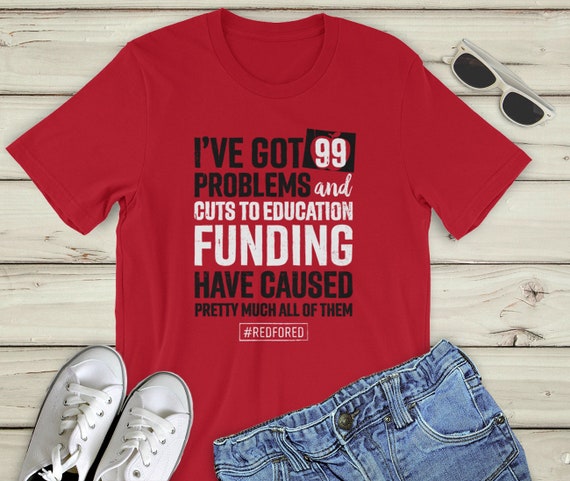Red For Ed - Teachers Strike Tshirt - Educator Walkout Shirt Red For Ed - Teachers Strike Tshirt - Educator Walkout Shirt