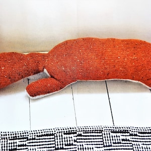 Vintage Handsome Fox Large Soft Toy / Draught Excluder / Draft Stopper Digital Pattern.