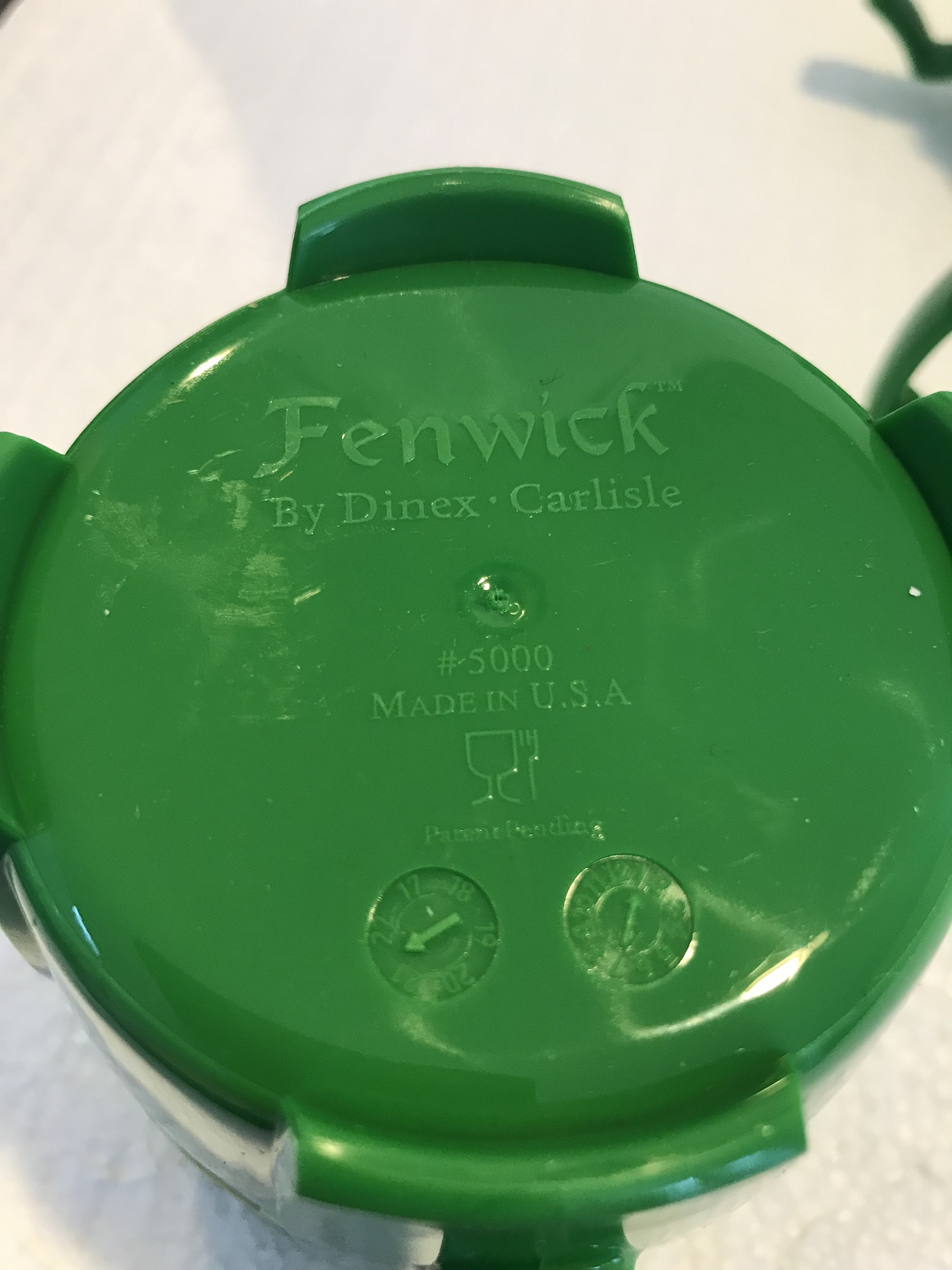 4 New Vintage Fenwick by Carlisle Dinex 8oz Insulated Mug Coffee Cup