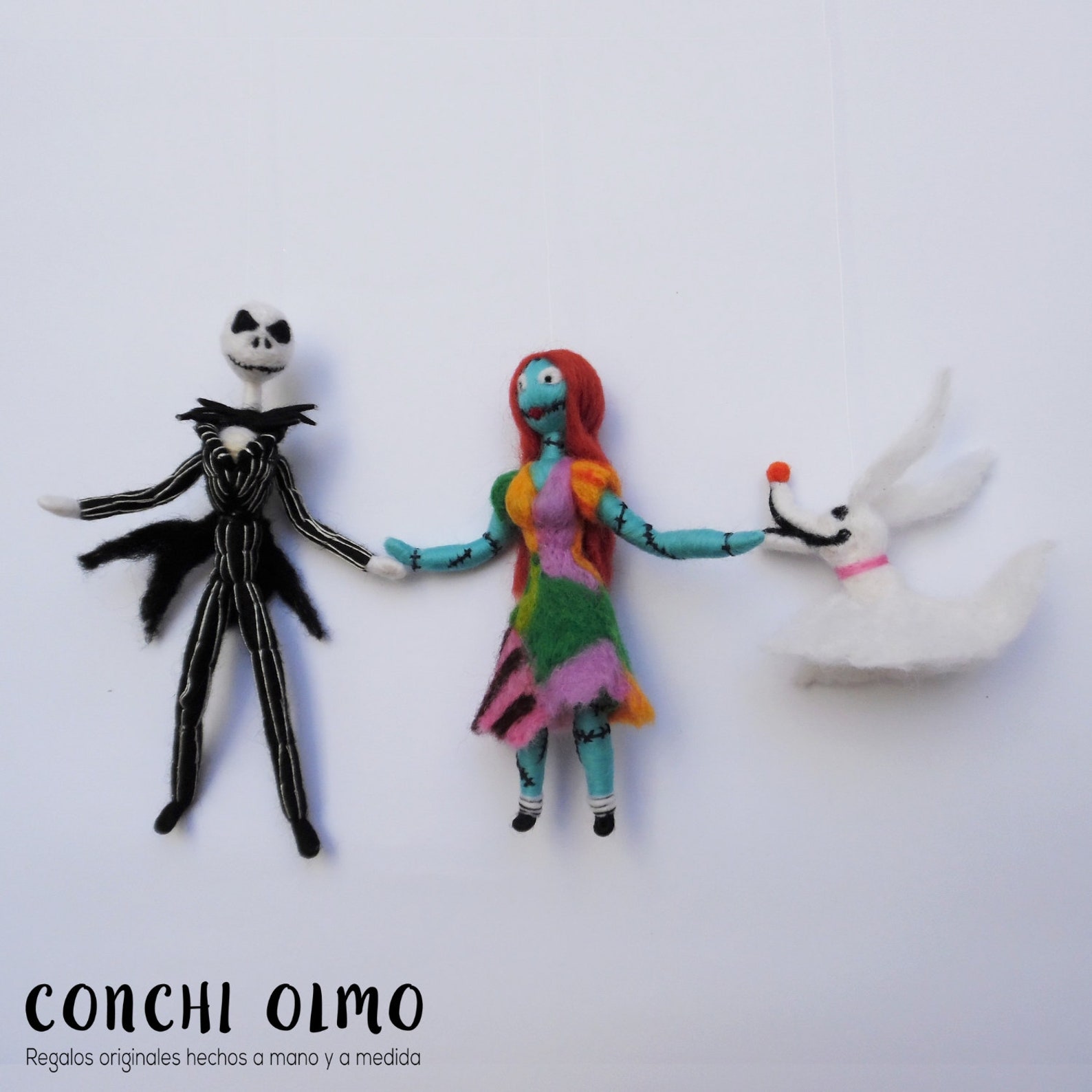 jack and sally stuffed dolls