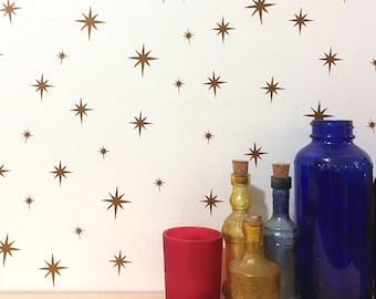 Sparkle Wall Decals/ Star Decals/ Sparkle Vinyl Decal/ Pattern Decal/ Nursery Decor/ Star Wall Art/ Nursery Decal/ Removable Wall Decor