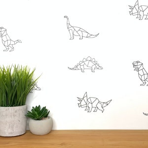 Dinosaur Wall Decal - Dino Shapes Nursery Decal – Simple Shapes
