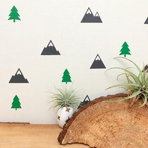 Mountain Wall Decals/ Wall Stickers/ Mountain Wall Stickers/ Mountains Pattern/ Vinyl Decal/ Wall Decal/ Mountains/ Nursery/ FREE SHIPPING