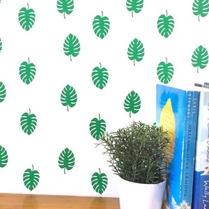 Tropical Leaf Decals/ Monstera Leaf Decals/ Vinyl Wall Decal/ Leaf Vinyl Decal/ Nursery Wall Decor/ Leaf Wall Art/ Wall Decal/ FREE SHIPPING