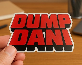 Dump Dani – Anti-UCP Contour Cut Sticker