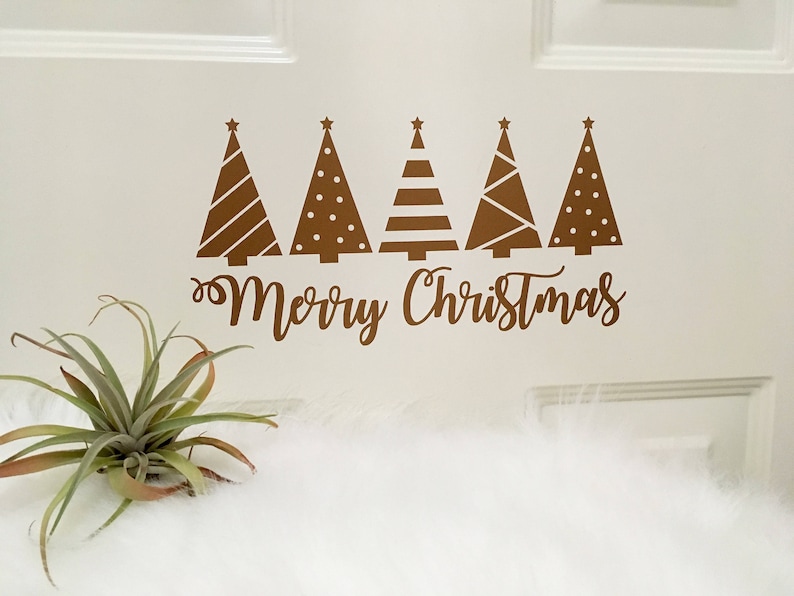 Christmas Decal/ Christmas Decor/ Vinyl Christmas Decal/ Etsy