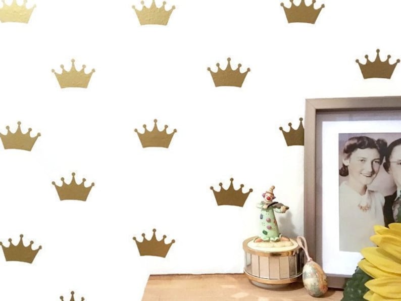 Crown Decals/ Princess Crown Decals/ Vinyl Wall Decal/ Crown | Etsy