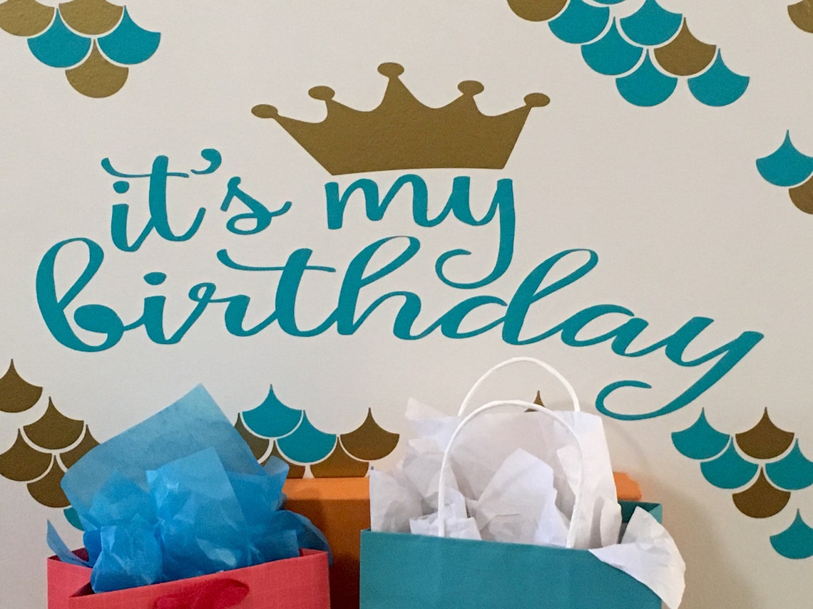 Mermaid Wall Decals/ Mermaid Vinyl Decals/ Nursery Wall Etsy