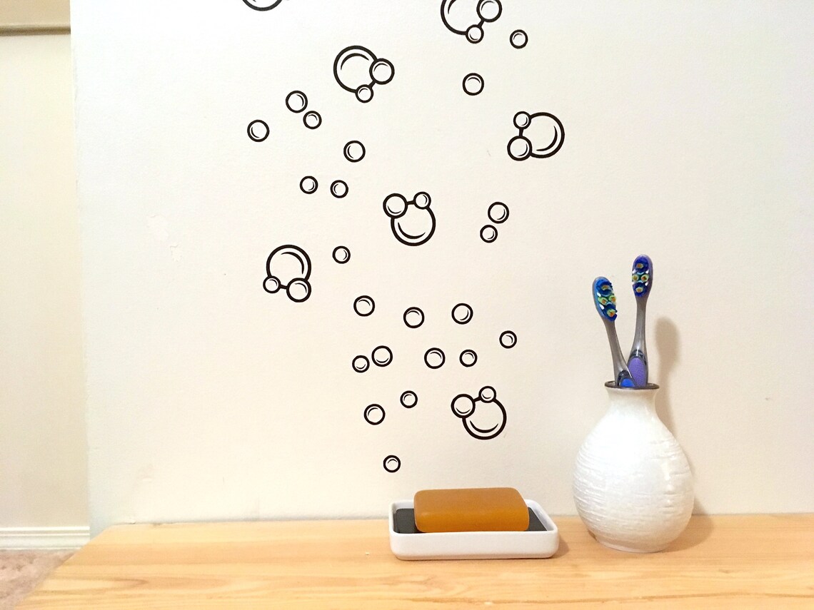 Bubble Wall Decals/ Vinyl Wall Decals/ Bubble Decals/ Bubble Etsy